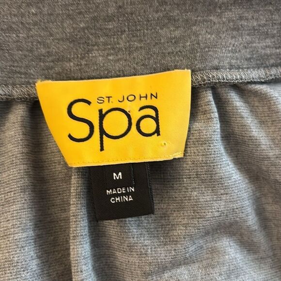 St. John SPA Gray Women's zipper jacket, M - Picture 9 of 10